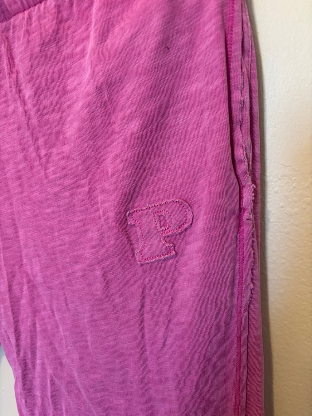 PINK Victoria's Secret Hot Pink Wide-Leg Drawstring Joggers - Picture 2 of 4